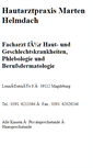 Mobile Screenshot of hautarzt-helmdach.com